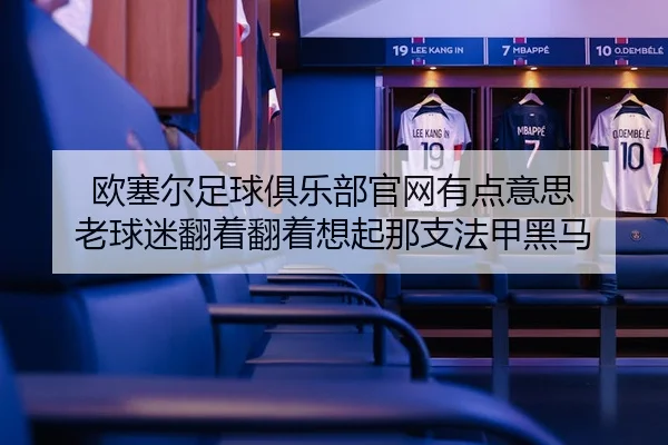 欧塞尔足球俱乐部官网有点意思 老球迷翻着翻着想起那支法甲黑马